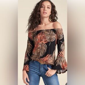 NEW!!! Off-The-Shoulder Floral Top NWOT